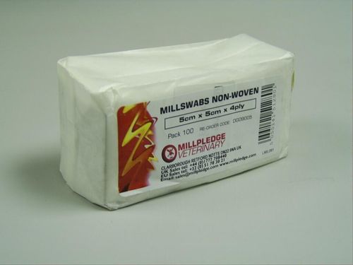 Gauze Swab 5x5cm 4ply N/W MP Pack of 100