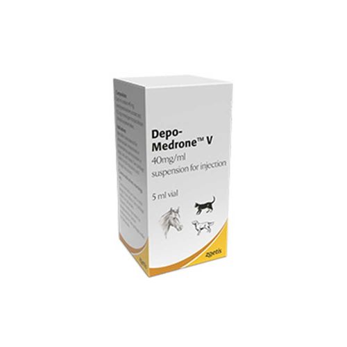 Depo Medrone Injection (Vet) 40mg/ml 5ml