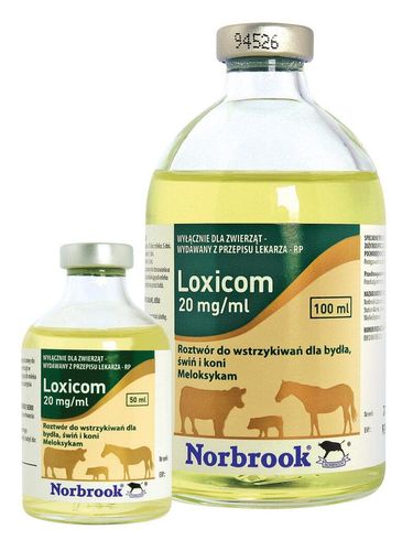 Loxicom Injection 20mg/ml Catle/Pig/Horse