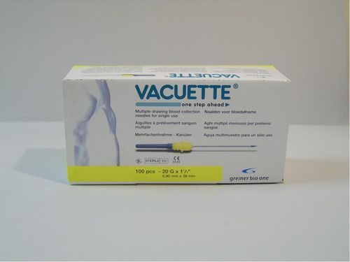 20gx1.5' Vacuette Ndl M/Sample Pack of 100