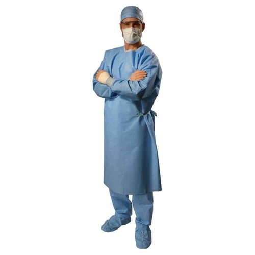 Gown Surg Reinf + Towels Aeroblue