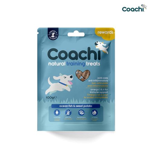 Coachi Dog Nat Train Treat Fish 100g