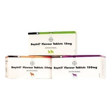 Baytril Flavour Tablets 50mg