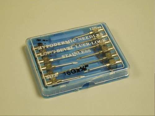 16x.75 2r2 Luer Needle Pack of 12
