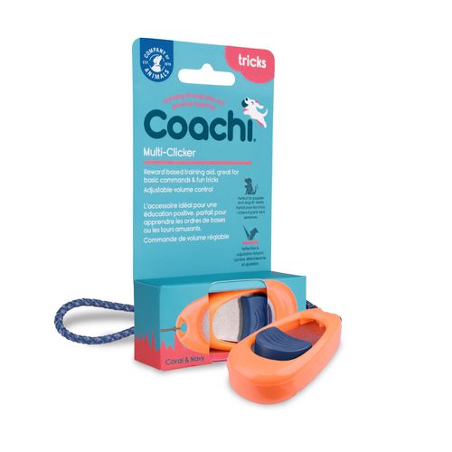 Coachi Multi Clicker Navy/Coral EA