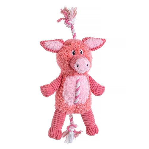 Farm Yard Rope Pig Dog Toy EA