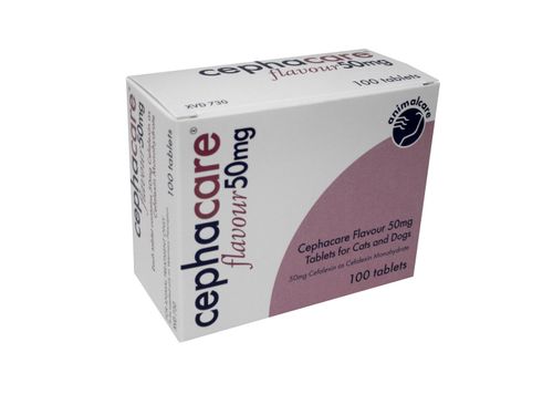 Cephacare Flav Tablets 50mg Cat/Dog