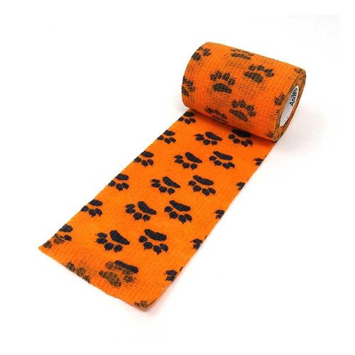 Cohesive Aniwrap Happy Pawz 7.5cm Pack of 12