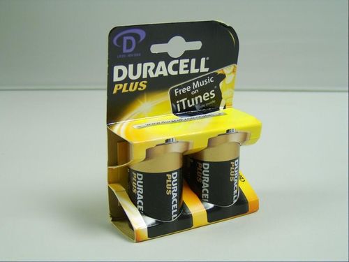 Duracell Plus Battery 2pk (D) MN1300