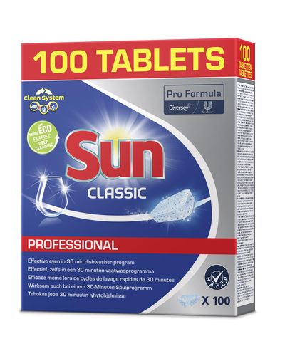 Dishwasher Tablets Sun Prof Pack of 100