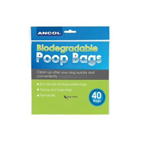 Poop Bag Bio Degradable** Pack of 40