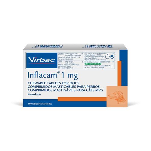 Inflacam Chew Tablet 1mg (Dog)
