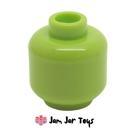 LEGO Lime Plain Minifigure Head