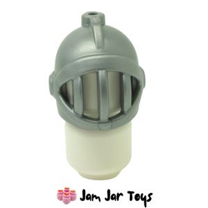 LEGO® Knights Helmet Flat Silver With Fixed Grill Castle HG4
