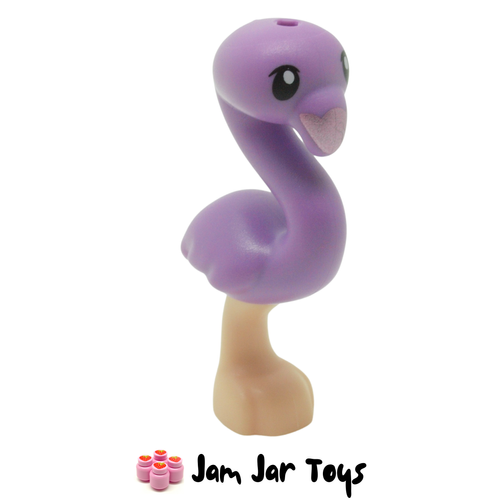 LEGO Flamingo Medium Lavender, Light Nougat Leg