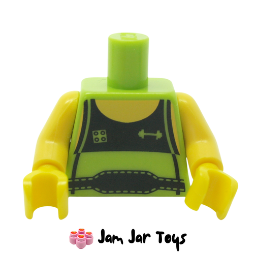 LEGO Torso Tank Top Black Front Weight Lifter's Belt