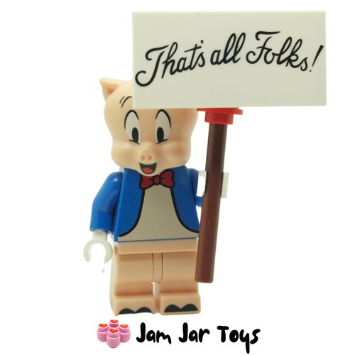 LEGO Porky Pig Minifigure Front View