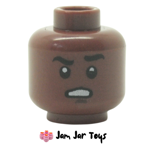 LEGO Finn Minifigure Head Dual Sided Scowling