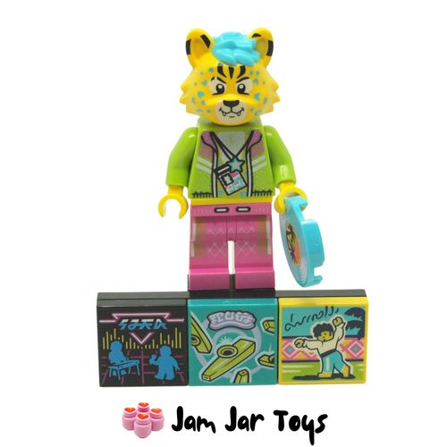 LEGO D J Cheetah Minifigure Front View