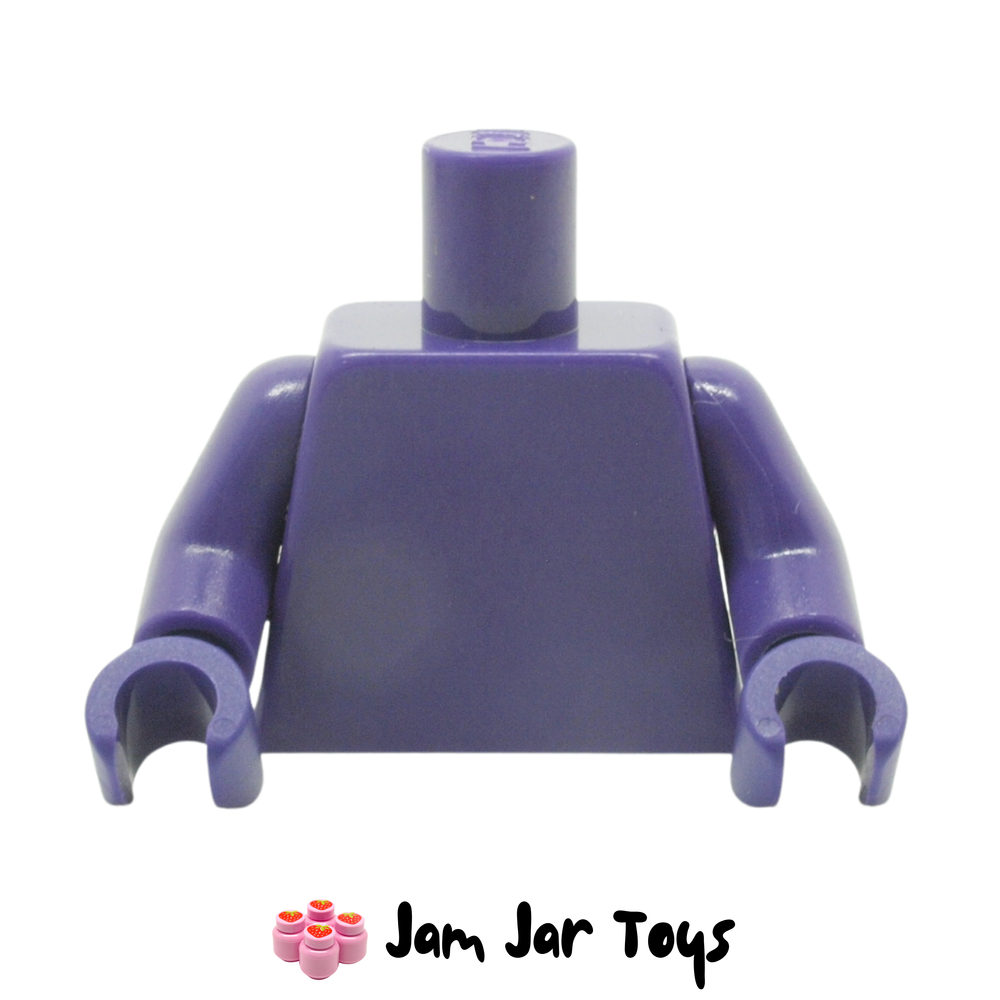 LEGO Dark Purple Torso Monochrome