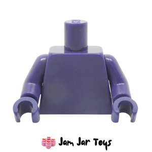 LEGO® Dark Purple Torso Monochrome Purple Arms and Hands T46
