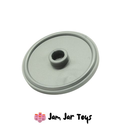 LEGO Round Plain Shield in Silver