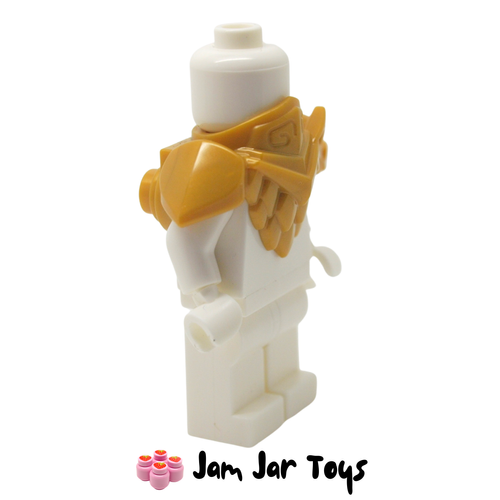 LEGO Pearl Gold Dragon Armour Chest Scales Side View
