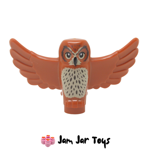 LEGO Dark Orange Owl Small with Open Wings Chest Feathers