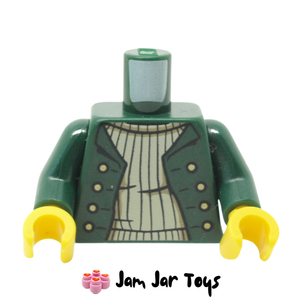 LEGO® Lighthouse Keeper Torso Dark Green Jacket, Tan Sweater T125