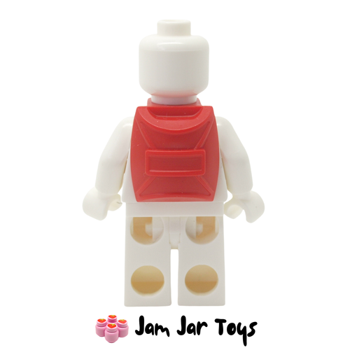 LEGO Minifigure Neckwear Red Backpack / Parachute Rear View