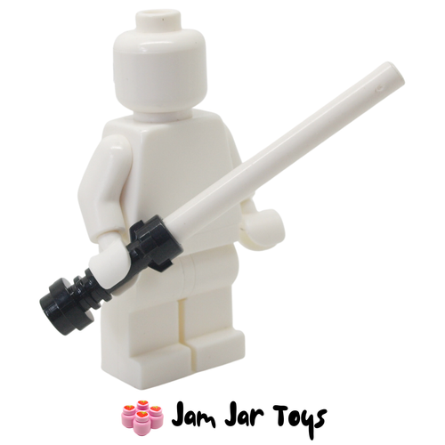 LEGO Star Wars Lightsaber With Black Hilt and White Wand