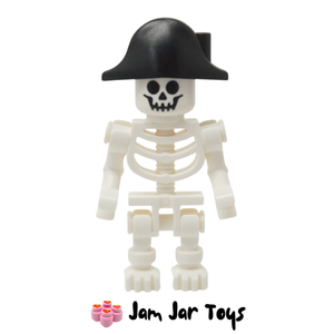 LEGO® Skeleton Halloween Monster Black Bicorne Admiral / Pirate Hat S9