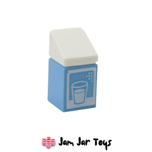 LEGO® Medium Blue Milk Carton, Glass Picture KF50