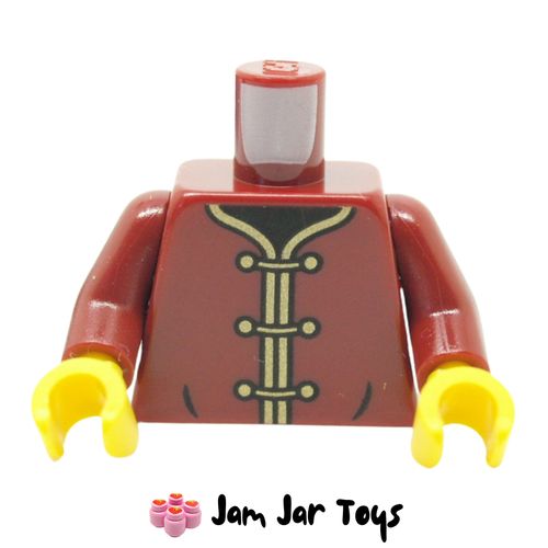 LEGO Dark Red Robes with Gold Clasps