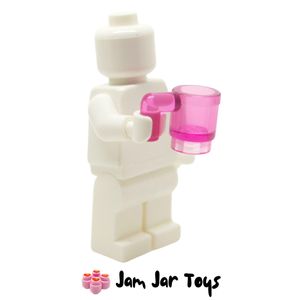 LEGO® Trans-Dark Pink Cup / Mug. KF68
