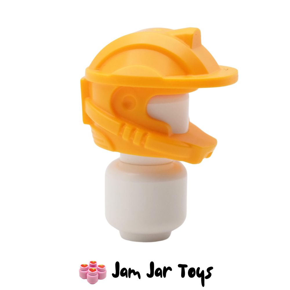 LEGO Bright Light Orange Space Helmet With Brim