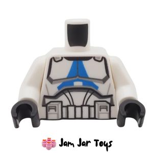 LEGO® Star Wars Clone Trooper Torso, Armour, Blue Chest Markings. TO258