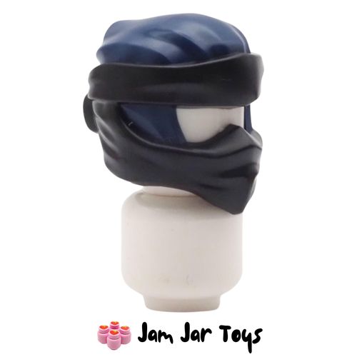 LEGO Jay's Dark Blue Wrap, Black Mask, Short Back Knot.