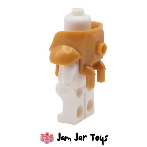 LEGO Pearl Gold Space Armour With Shoulder Protection.