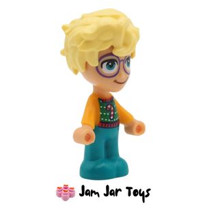LEGO Friends Micro Doll - OLLY - Christmas Sweater with Candy Cane Side View