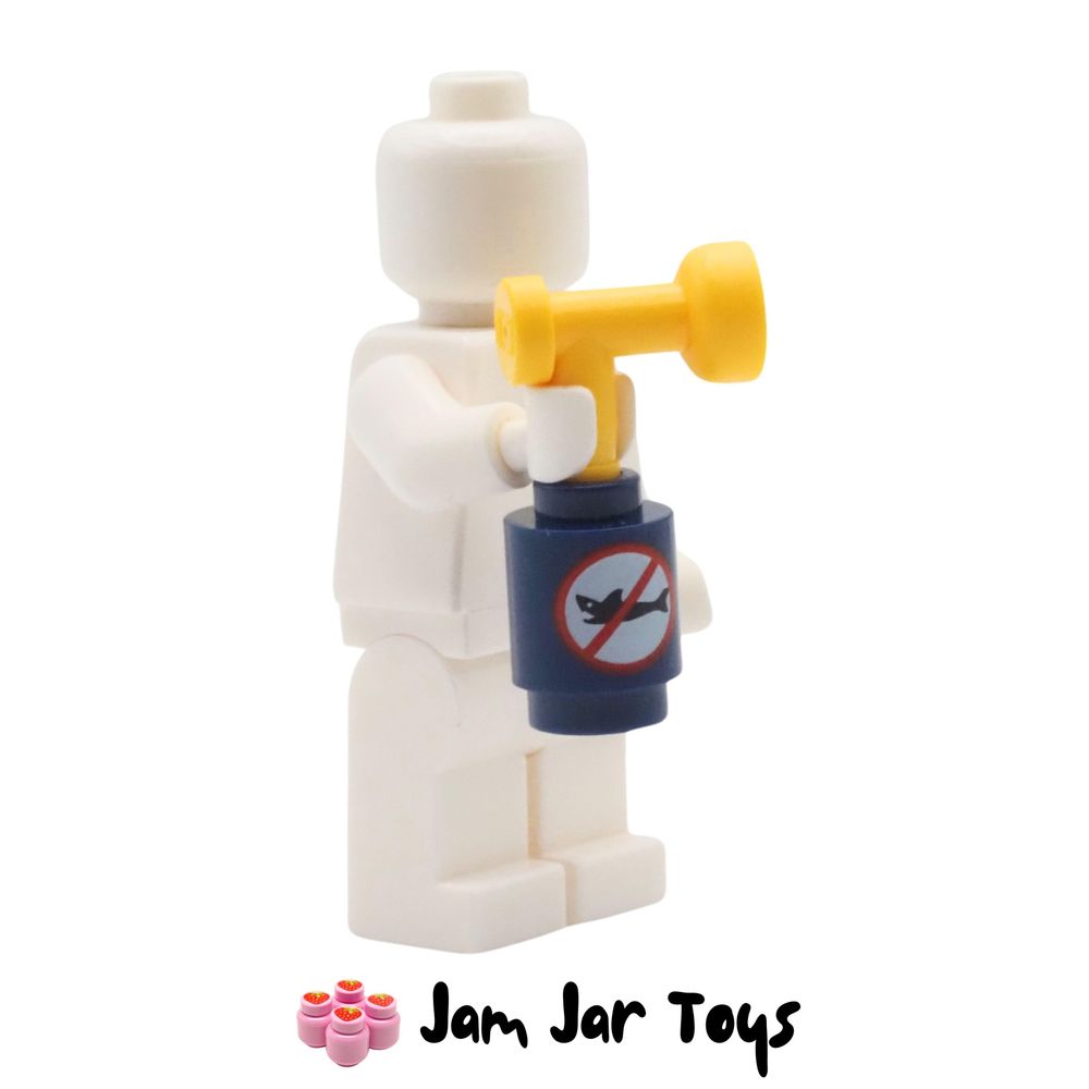 LEGO Dark Blue Shark Repellent / No Sharks Spray.