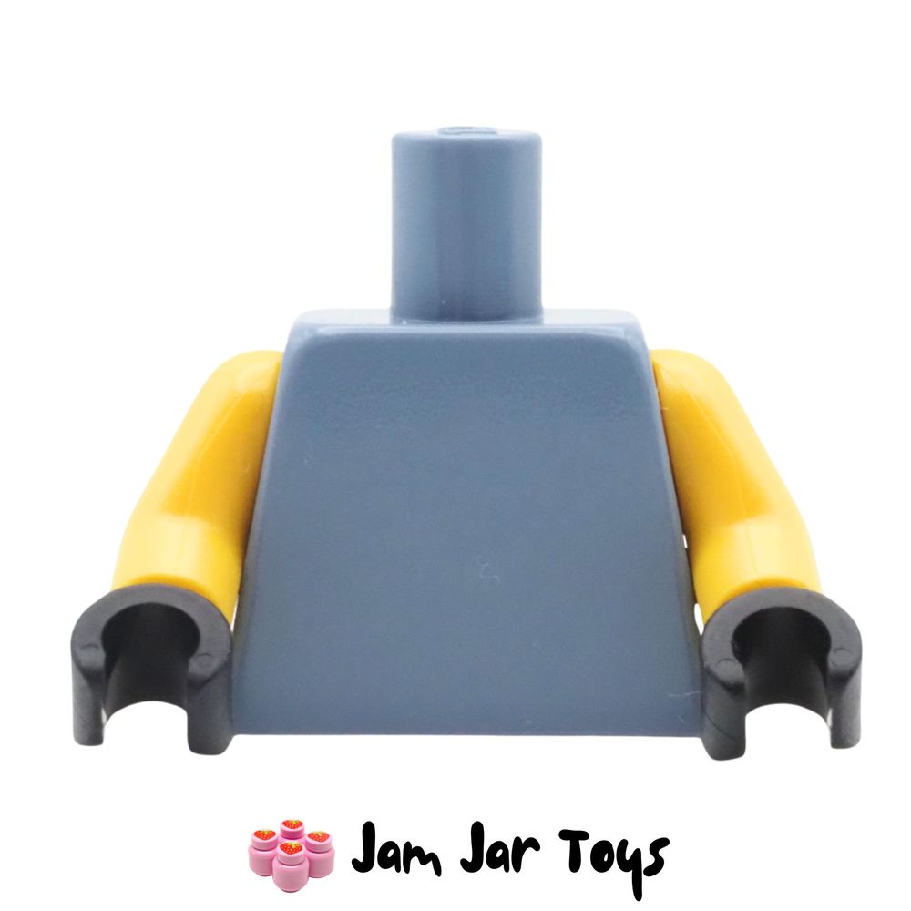 LEGO Sand Blue Torso, Yellow Arms