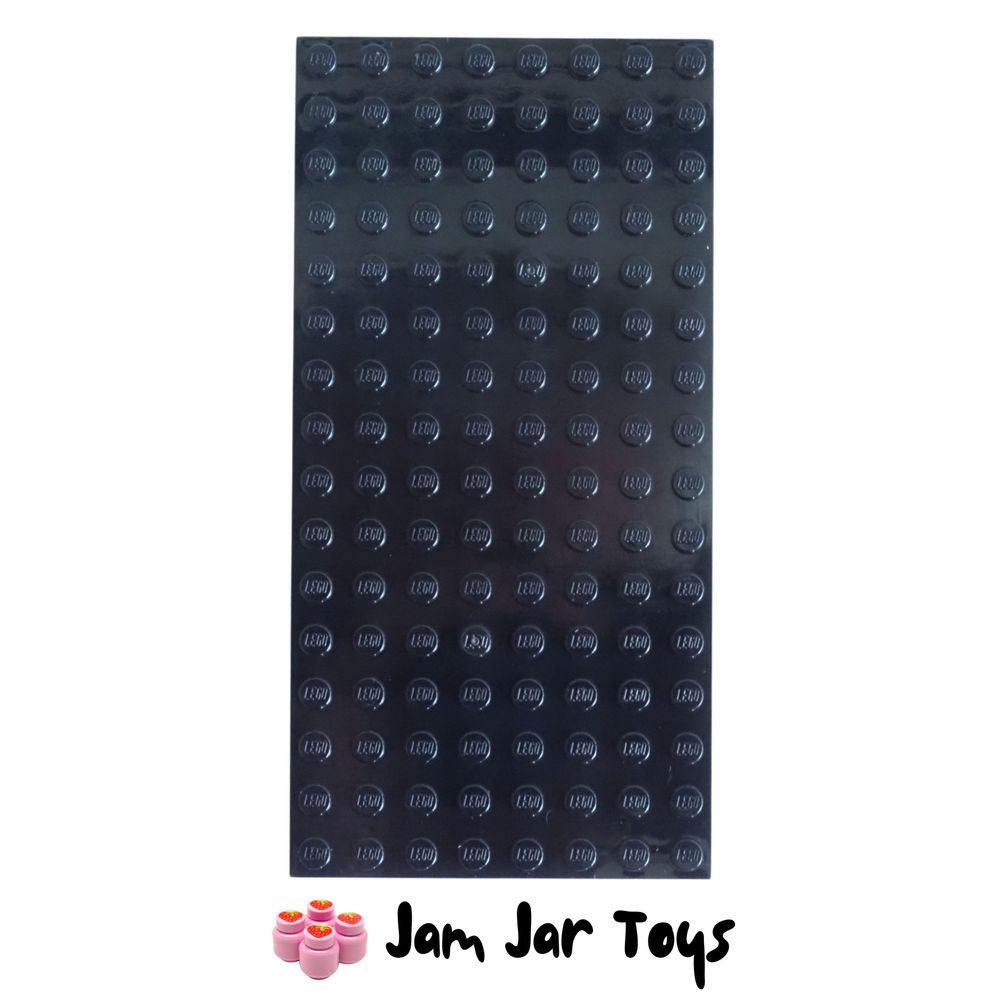 LEGO Base Plate - Black 8 x 16 Stud