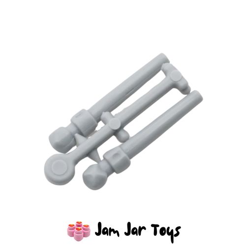 LEGO Light Bluish Grey Wands 1 Sprig of 2.