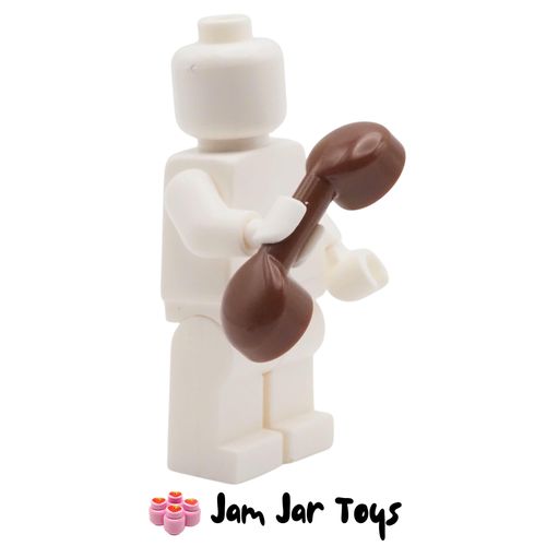 LEGO Reddish Brown Phone Handset / Radio Handle, 1 x 3
