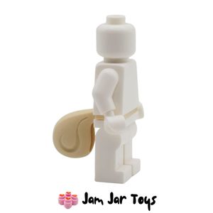 LEGO® Minifigure Animal Accessory – Tan Squirrel Tail. A568