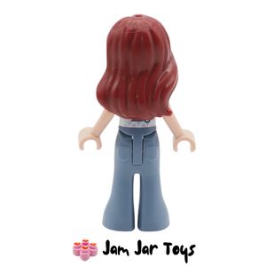 LEGO Friends Paisley in Aqua Vest & Sand Blue Bell-Bottoms Rear View