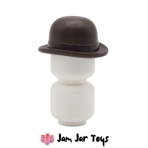 LEGO Classic Accessory – Dark Brown Bowler Hat