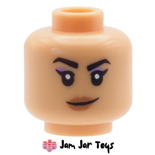 LEGO Minifig Head – Warm Tan, Smiling Face.