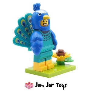 LEGO Peacock Costume Fan Series 28 CMF Side View